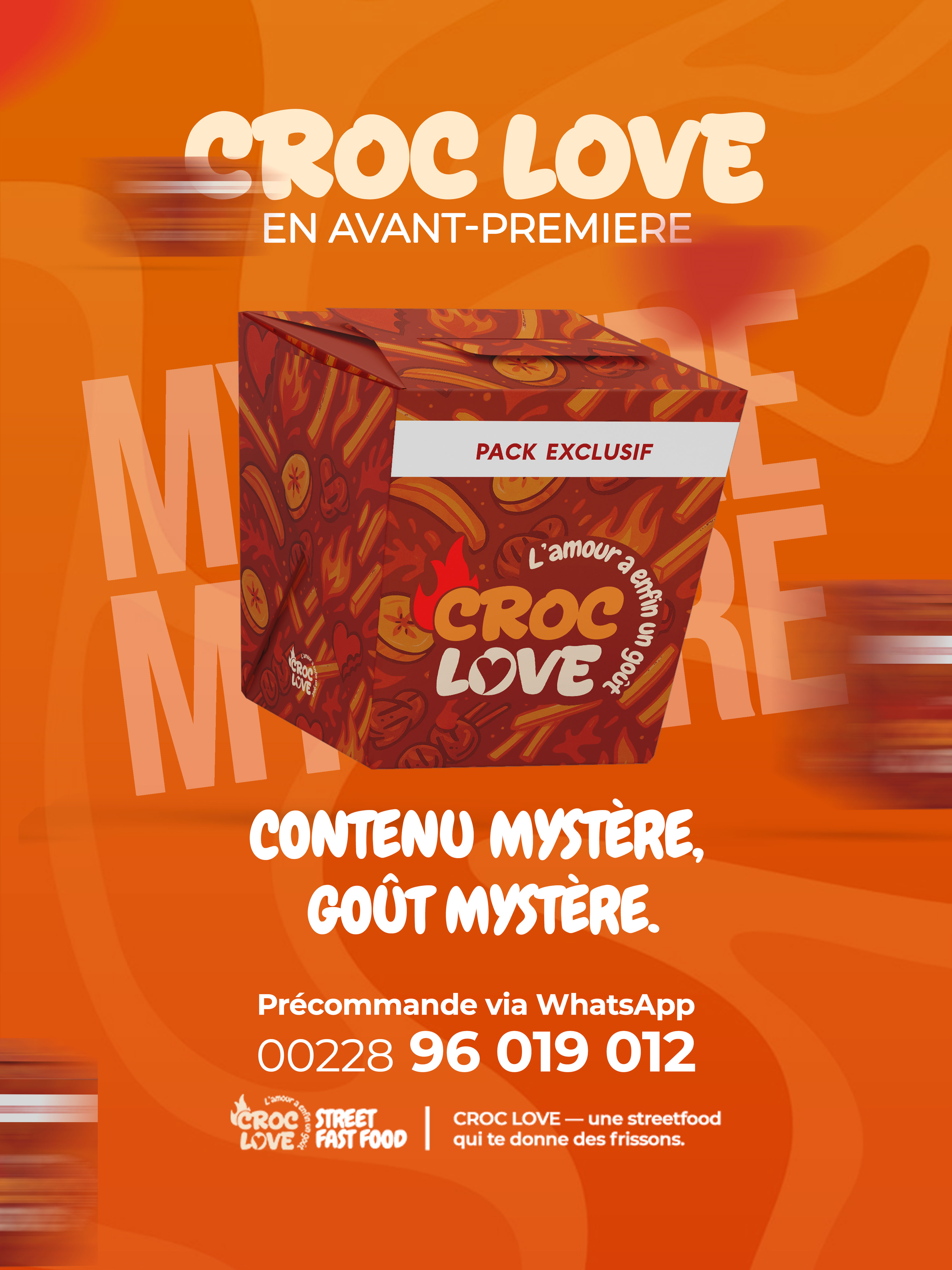 Visuel Croc Love en avant-première avec pack exclusif.